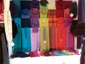 Alpaca Scarves, Gloves and Hats